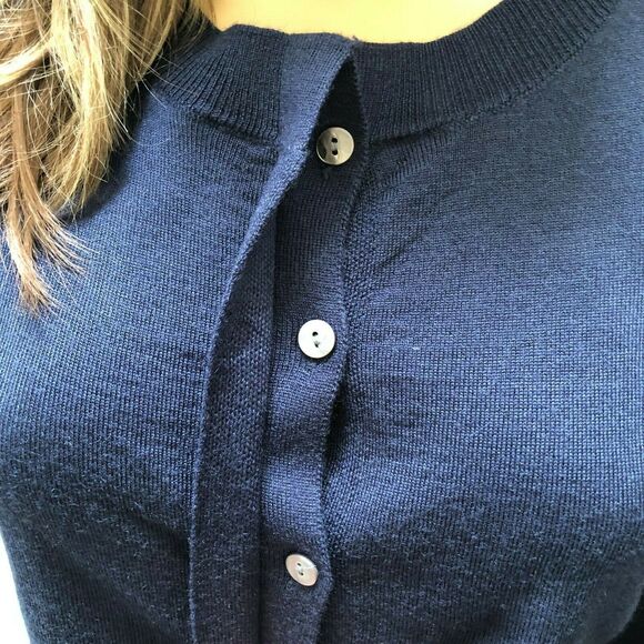 NEW Stitch Fix 41 Hawthorn Solana Cardigan Sweater Size L Color Block Wool NWOT - Picture 3 of 7